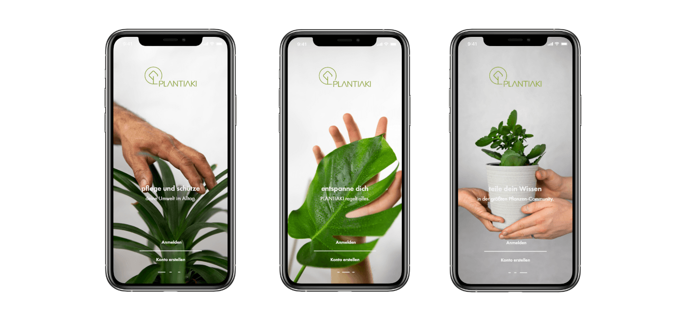 PLANTIAKI Onboarding Flow