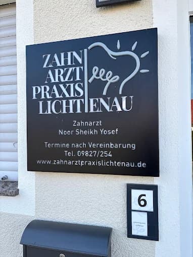 Praxisschild mit neuem Logo