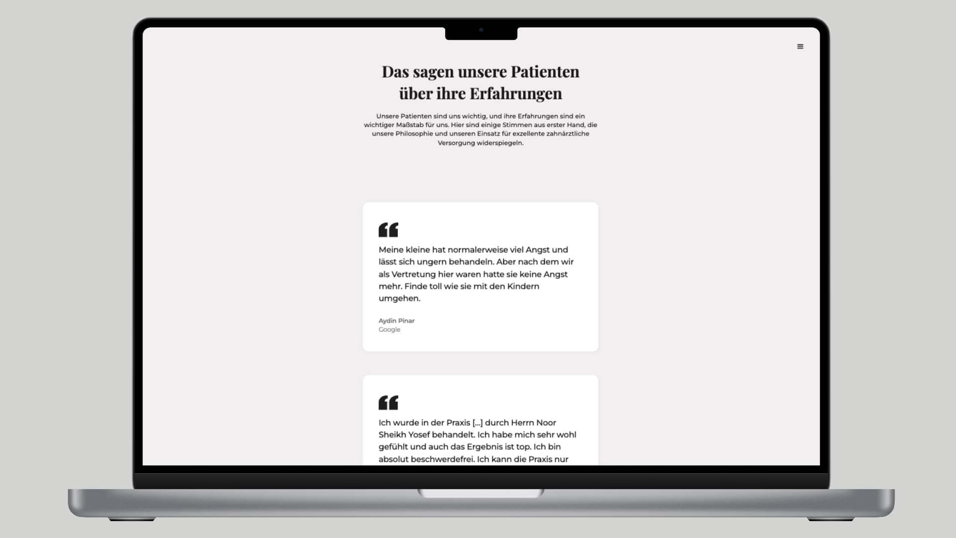 Neue Website der Zahnarztpraxis Lichtenau